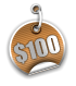 $100